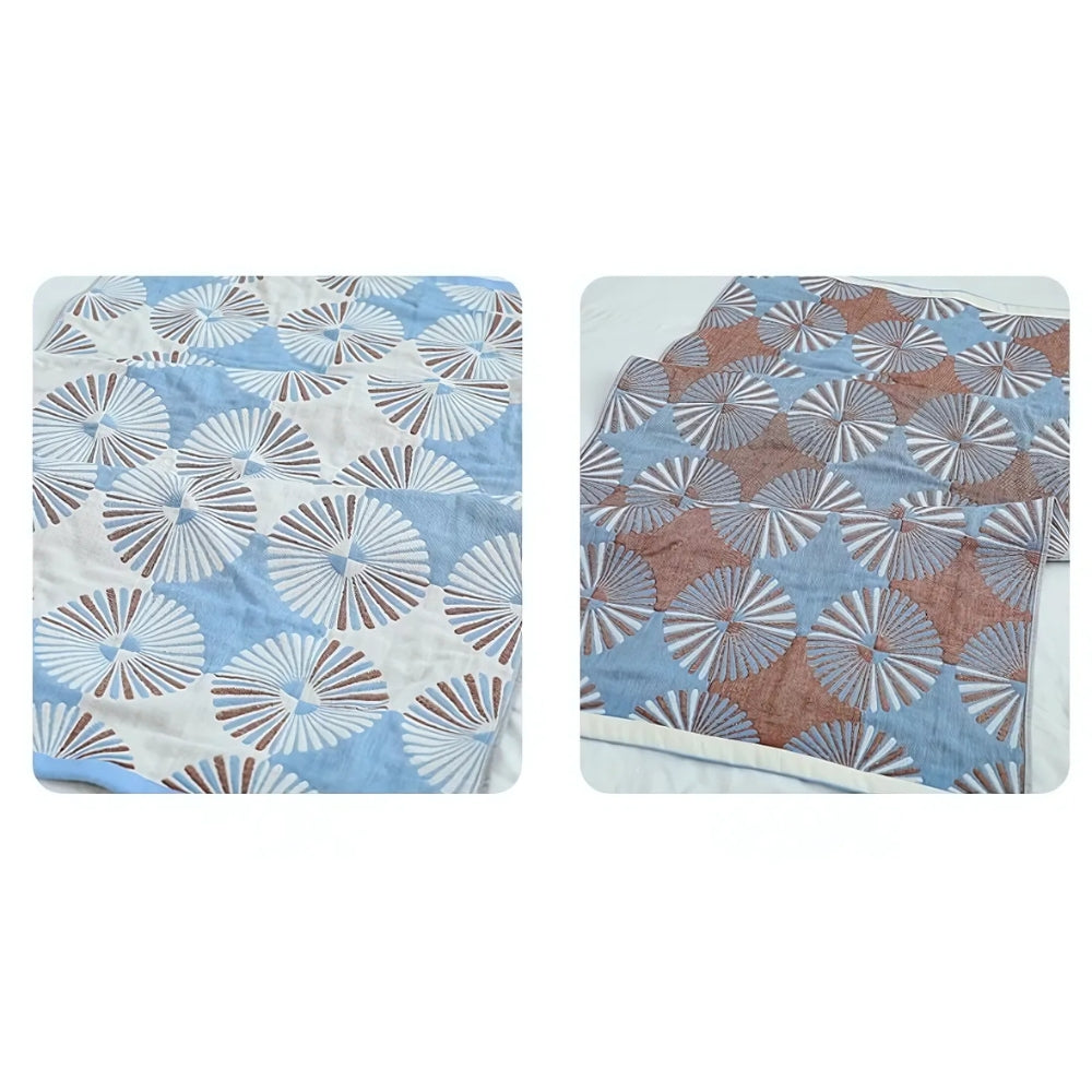 Floral Jacquard Cotton Bath Towel – image 9