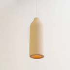 Textured Stone-Effect Pendant Light, Japandi Design - view 7