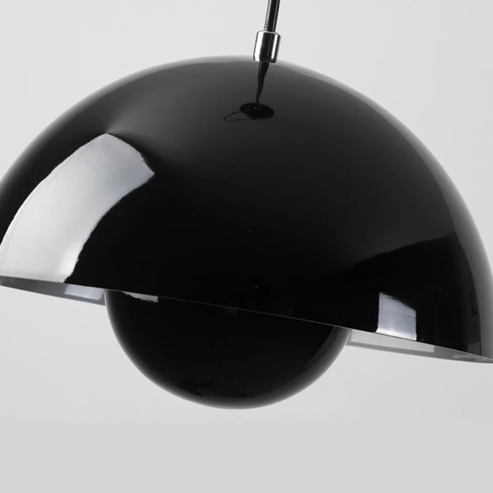 Layered Metal Dome Pendant Light, Mid-Century Style - view 29