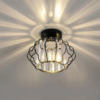 Prismatic Crystal Ceiling Light with Metal Fittings - view 17