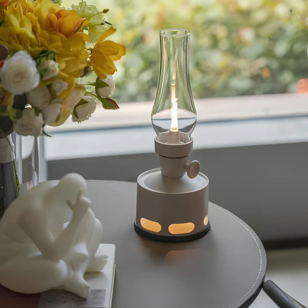 Rechargeable LED Lantern with Glass Chimney, USB-C - view 11