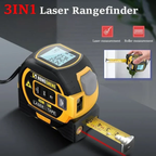 3-in-1 Digital Laser Tape Measure with Roller Wheel — product view 5