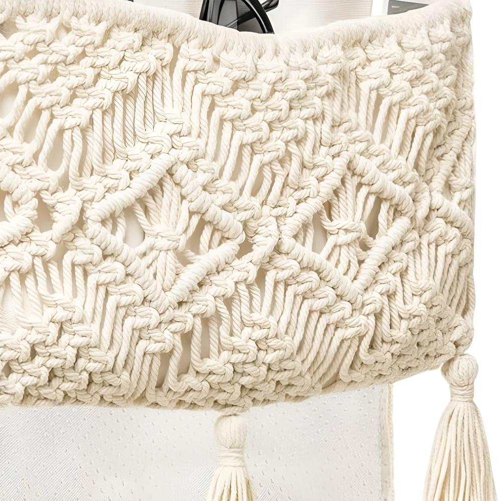 Macramé Sofa Arm Storage Caddy – image 2