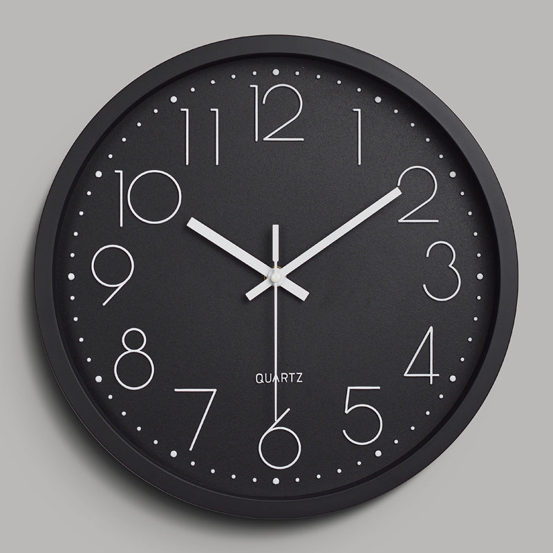 Raised Number Silent Wall Clock, 29.97 cm