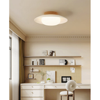 Cream Acrylic LED Flush Ceiling Light, 35 cm - view 8