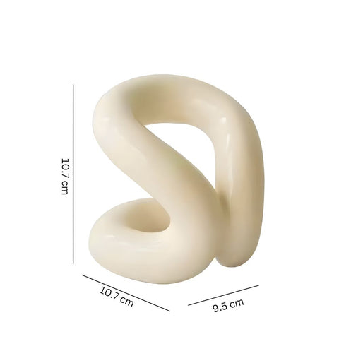 Knot-Shaped Ceramic Brush Holder – image 15
