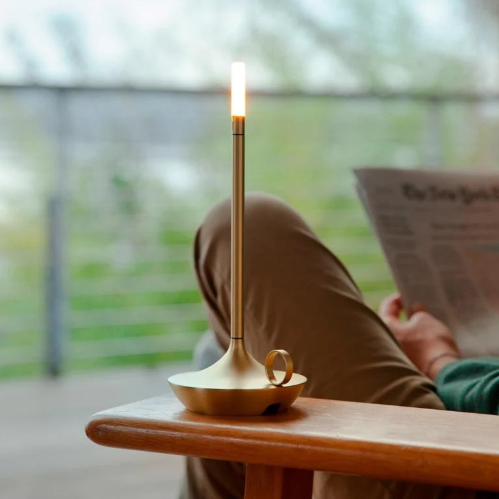 Rechargeable Candlestick Table Lamp with Touch Dimmer - view 3