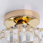 Prismatic Crystal Ceiling Light with Metal Fittings - view 8