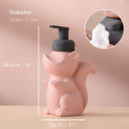 Squirrel Ceramic Foaming Soap Dispenser, 510 mL