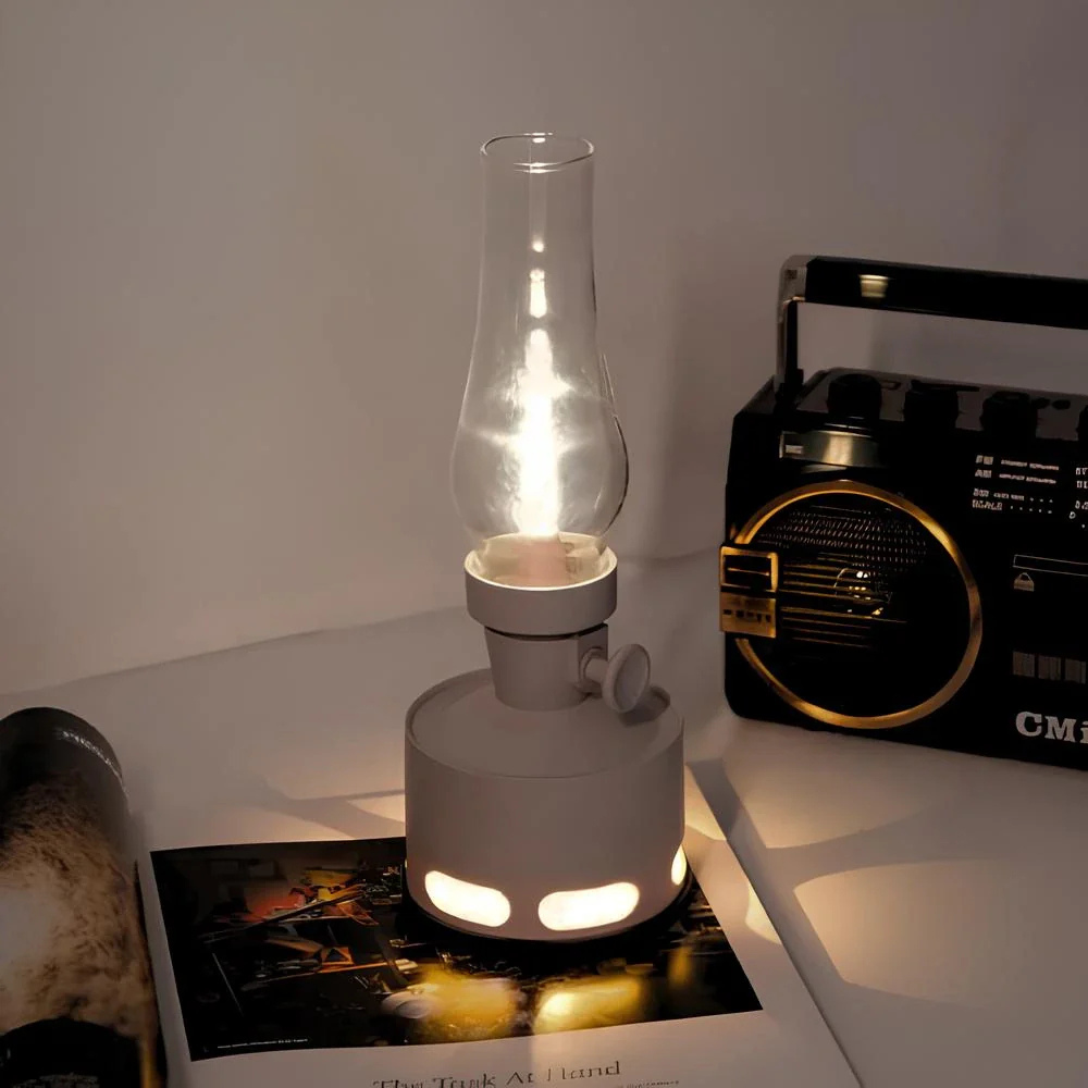 Rechargeable LED Lantern with Glass Chimney, USB-C - view 9