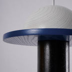 Geometric Wood Pendant Light, Sculptural Nordic Design - view 50
