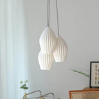Ribbed Ceramic Teardrop Pendant Light - view 7