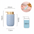 Textured Ceramic Pump Soap Dispenser – product image 7