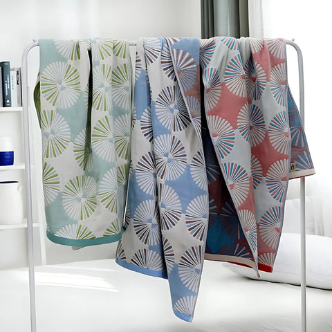 Floral Jacquard Cotton Bath Towel – image 8