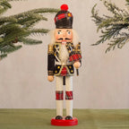 Wooden Christmas Nutcracker Soldier Figurine, 5 Colour Options - product view 6