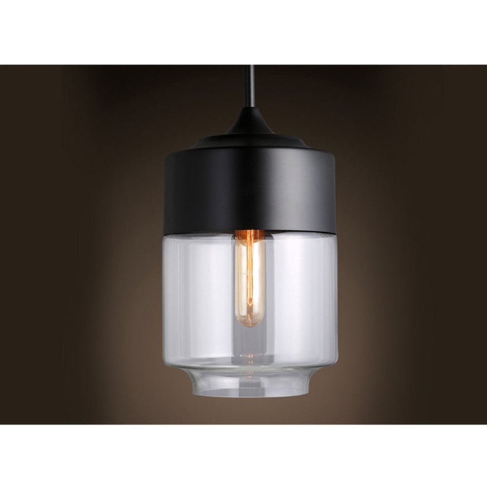 Geometric Glass Pendant Light, Clear or Smoky Finish - view 20