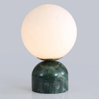 Marble Base Glass Globe Table Lamp, UK Plug - view 7