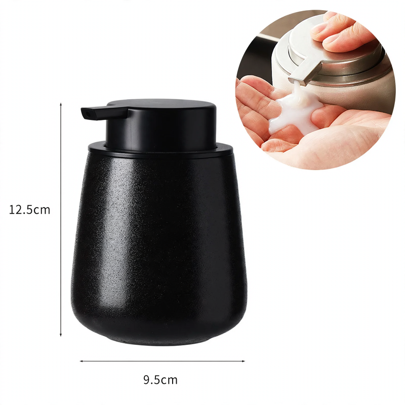 Rounded Ceramic Pump Soap Dispenser – product image 11