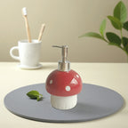 Mushroom Shape Ceramic Soap Dispenser – product image 3