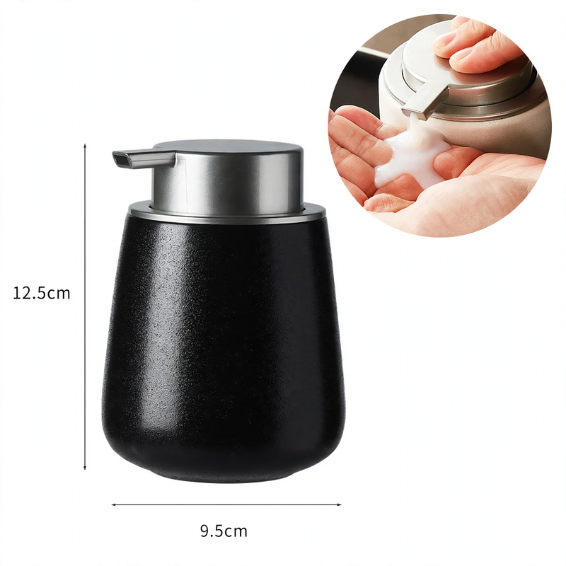 Rounded Ceramic Pump Soap Dispenser – product image 6