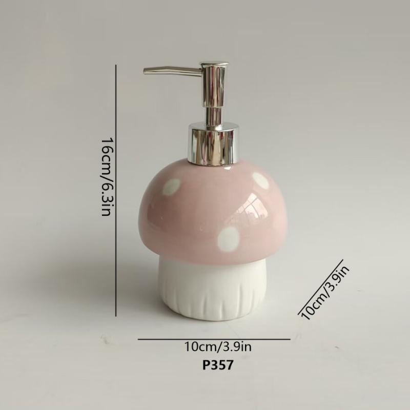 Mushroom Shape Ceramic Soap Dispenser – product image 6
