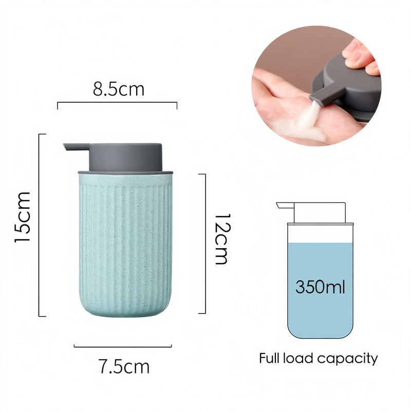 Textured Ceramic Pump Soap Dispenser – product image 6