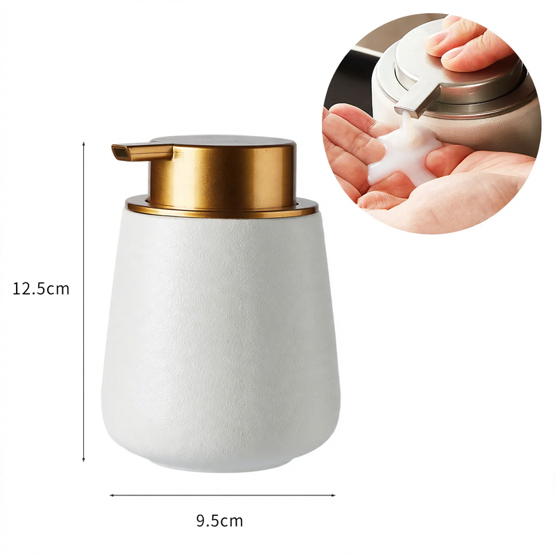 Rounded Ceramic Pump Soap Dispenser – product image 5