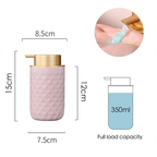 Textured Ceramic Pump Soap Dispenser – product image 11
