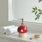Mushroom Shape Ceramic Soap Dispenser – product image 1