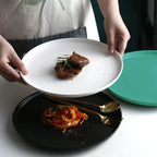 Round Matte Serving Plates – product image 1
