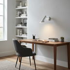 Tapered Metal Wall Sconce, Directional Nordic Task Light - view 3
