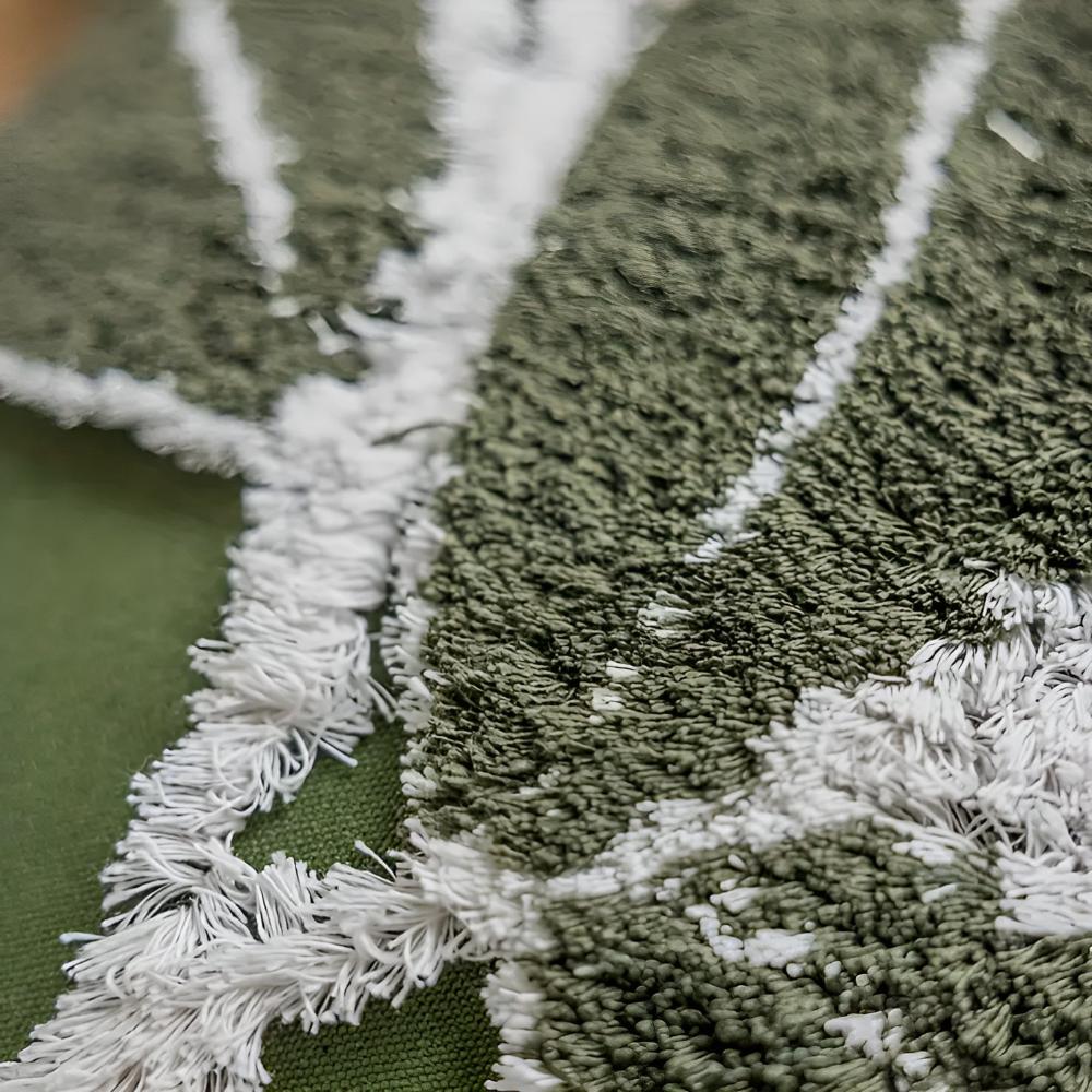 Tufted Leaf Cushion Cover with Corner Tassels – image 10