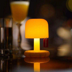Mini Orange Mushroom Table Lamp, USB Rechargeable - view 9