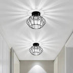 Prismatic Crystal Ceiling Light with Metal Fittings - view 16