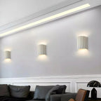 Ribbed Resin Wall Sconce with Push-Button Switch - view 9