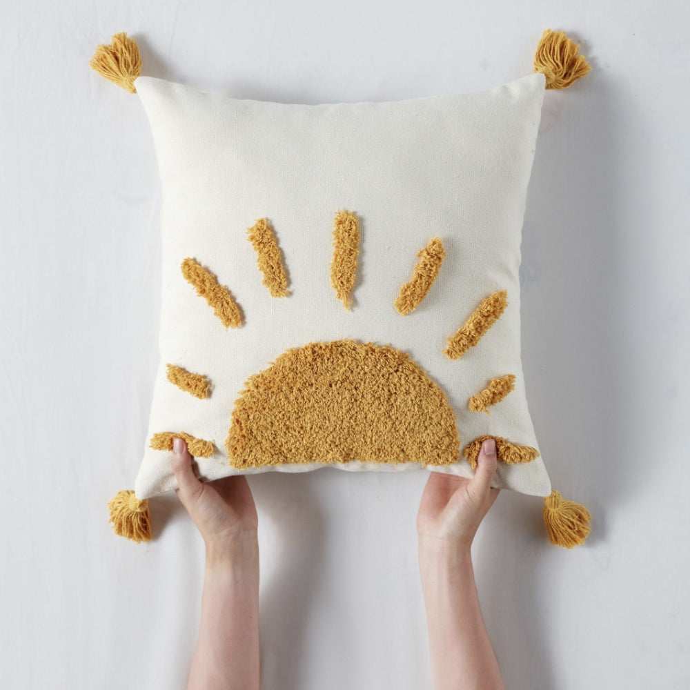 Tufted Sun Tassel Cushion Cover – image 3