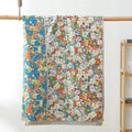 Reversible Patterned Bath Towel, Colourful Everyday Design - product view 1