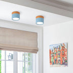 Wood-Effect LED Button Ceiling Light - view 18