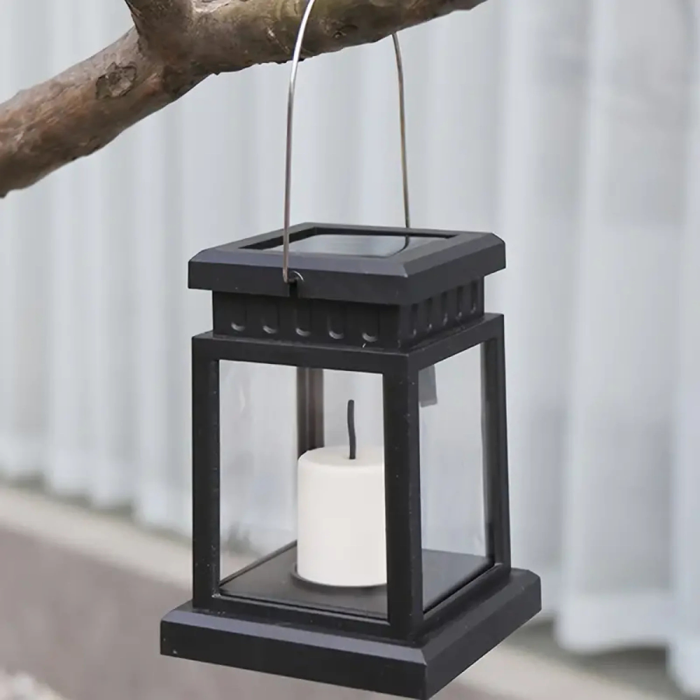 Solar Garden Lantern with Candle or Fairy Light Design - view 16