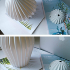 Ribbed Ceramic Teardrop Pendant Light - view 22