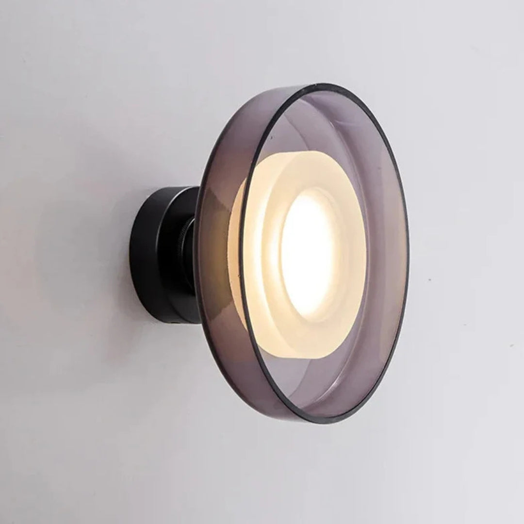 Layered Glass LED Light for Wall or Ceiling - view 4