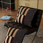 Colour Block Striped Cushion Cover – image 2