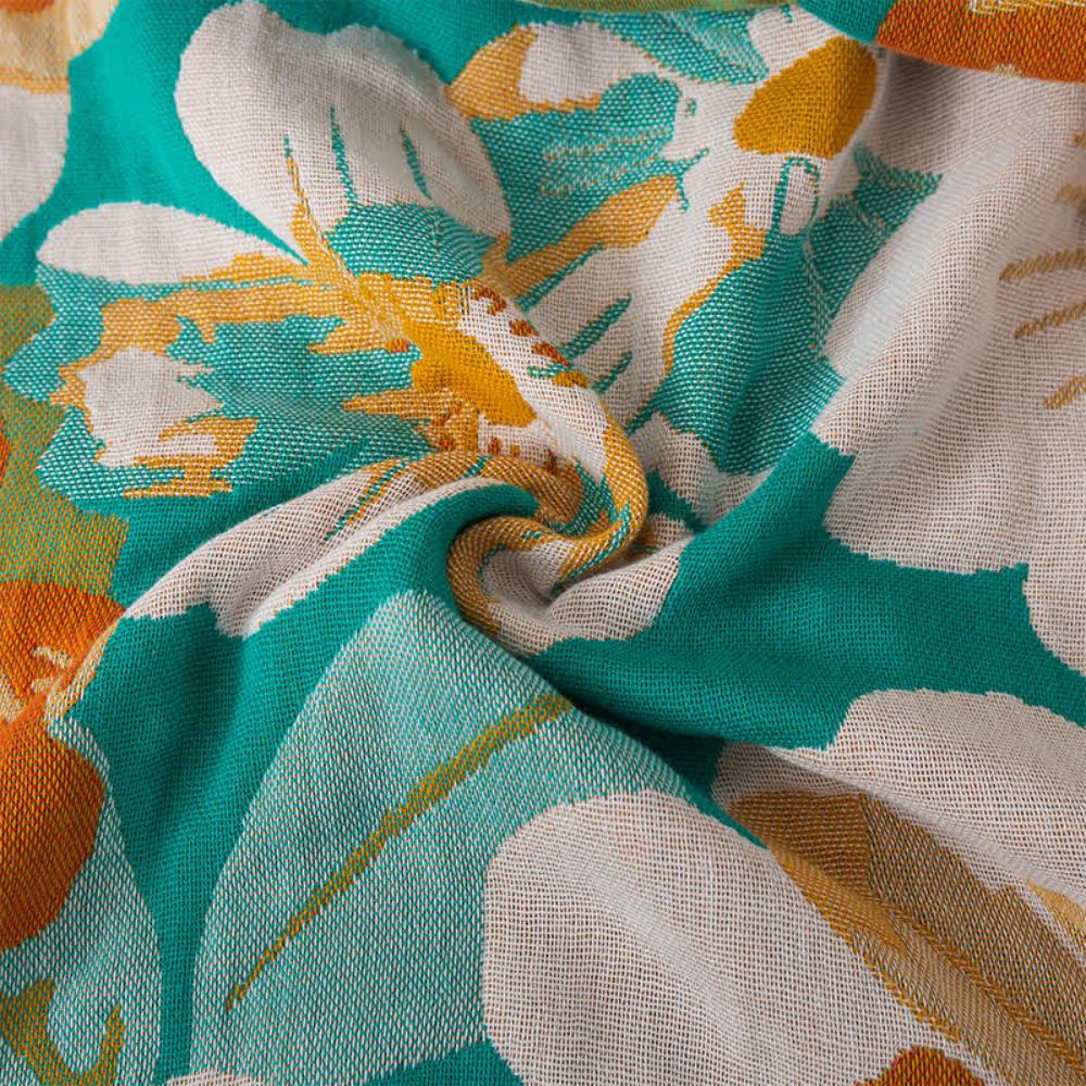 Floral Cotton Gauze Bath Towel – image 2