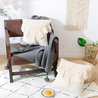 Macramé Tassel Cushion Cover – image 2