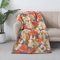 Rose Pattern Cotton Gauze Bath Towel – image 1