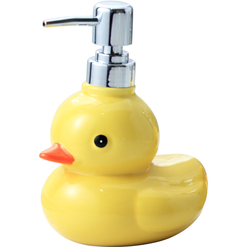Duck Shape Ceramic Soap Dispenser – product image 5