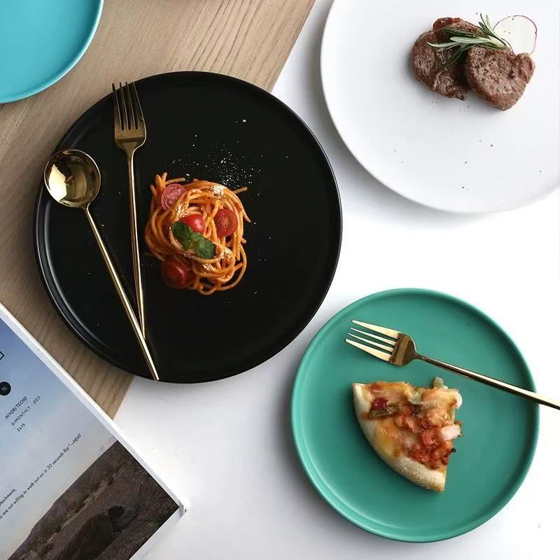 Round Matte Serving Plates – product image 3