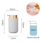 Textured Ceramic Pump Soap Dispenser – product image 5