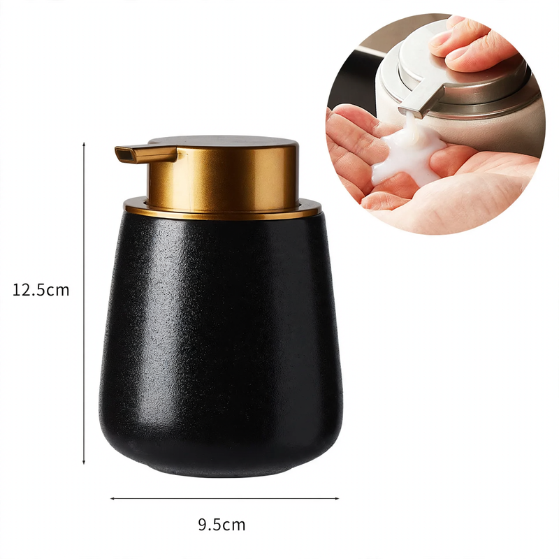 Rounded Ceramic Pump Soap Dispenser – product image 10