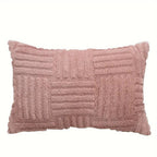 Textured Faux Fur Cushion Cover with Velvet Reverse – image 4